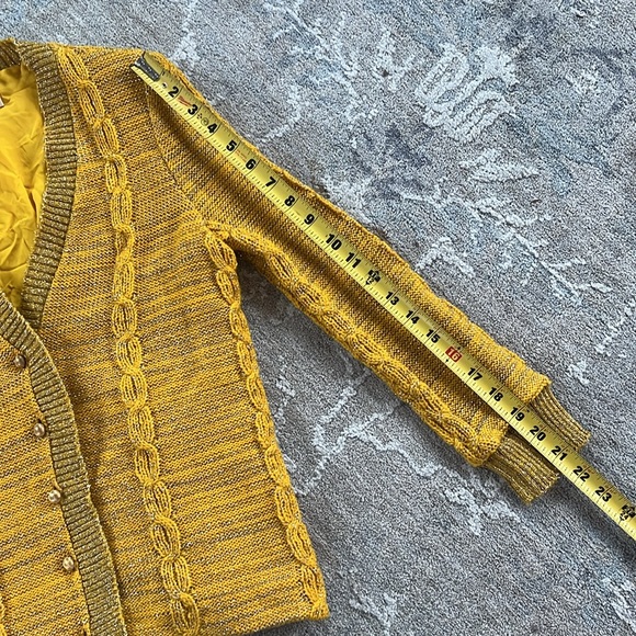 RARE Vintage Oscar de La Renta 1960’s knit cardigan skirt set - Picture 14 of 16